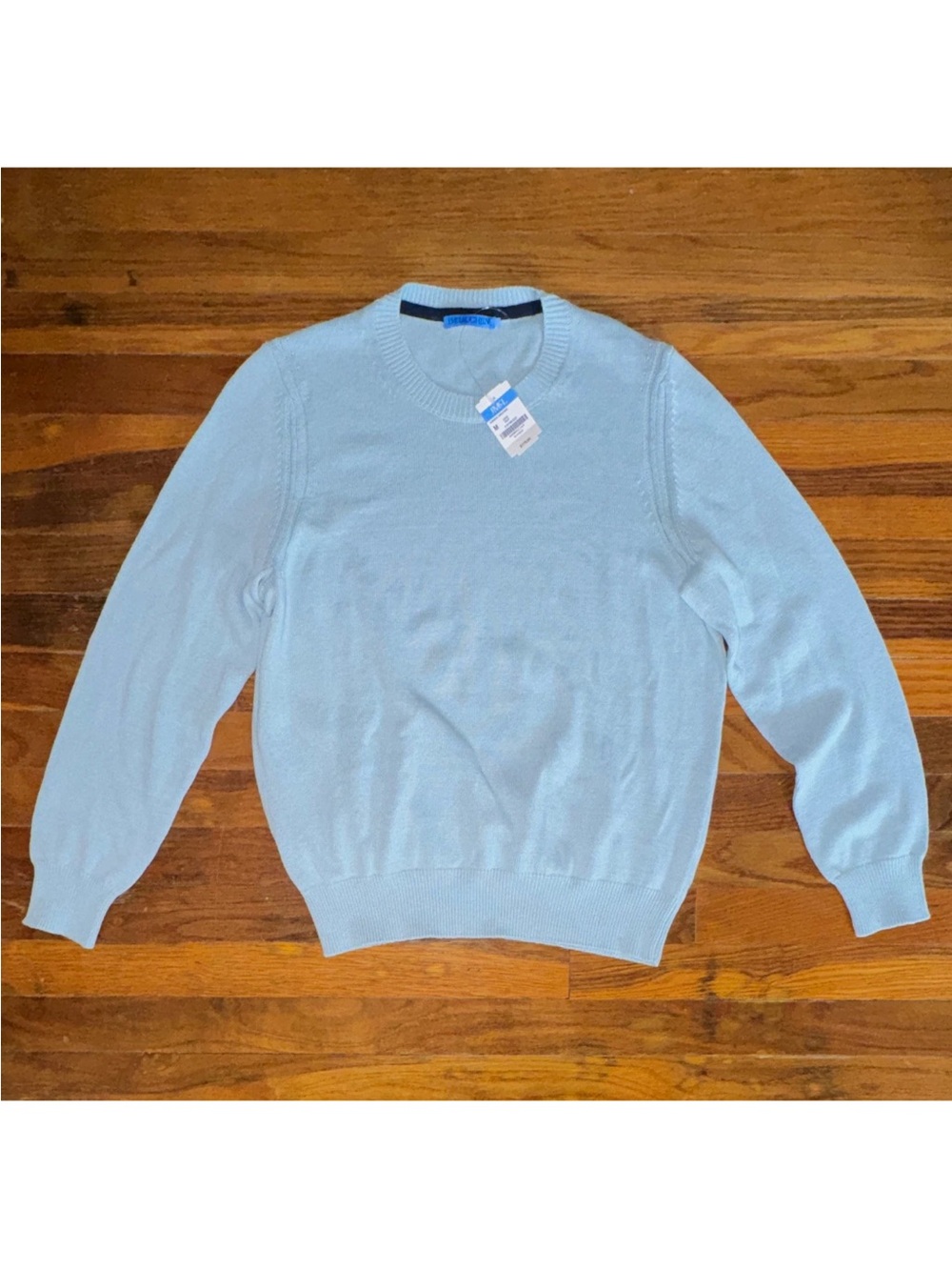J. McLaughlin Pale Blue Crewneck Sweater
